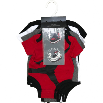 Jordan Creeper Set 4-Pack Body Set Baby i gruppen REA / Basketklder Baby hos 2WIN BASKETBUTIK (5NA041-000)