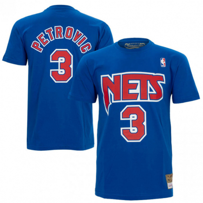 Nets-Petrovic Hardwood Classics i gruppen BASKETKLDER / HERR BASKETKLDER  / T-Shirts  hos 2WIN BASKETBUTIK (350218)