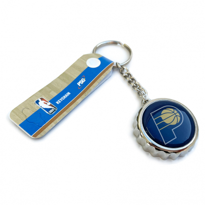 Pacers Bottle Cap Opener Nyckelring i gruppen BASKET / Accessoarer / Nyckelringar hos 2WIN BASKETBUTIK (350541)