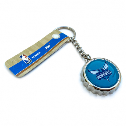 Hornets Bottle Cap Opener Nyckelring i gruppen REA / Accessoarer hos 2WIN BASKETBUTIK (350545)