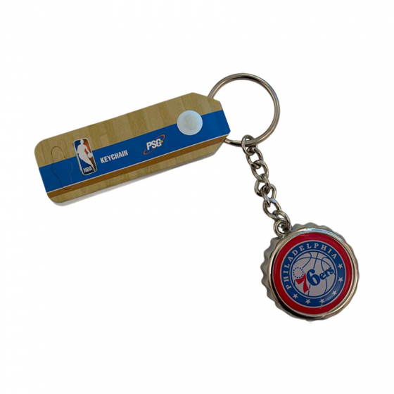 76ERS Bottle Cap Opener Nyckelring