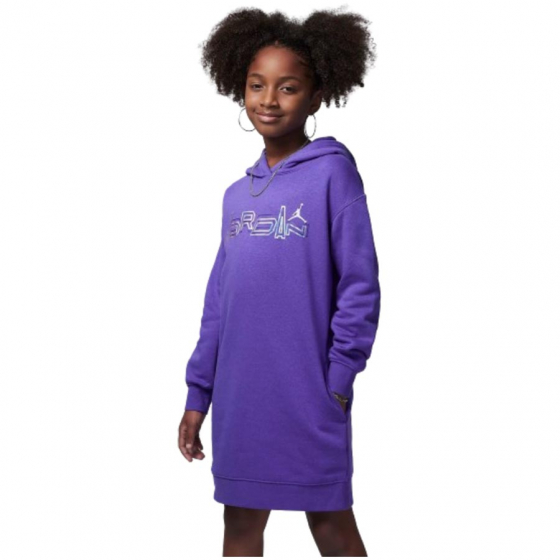 Jordan Shine Pullover Dress Flicka i gruppen BASKETKLDER / JUNIOR BASKETKLDER  / Flickor hos 2WIN BASKETBUTIK (45C893-P44)