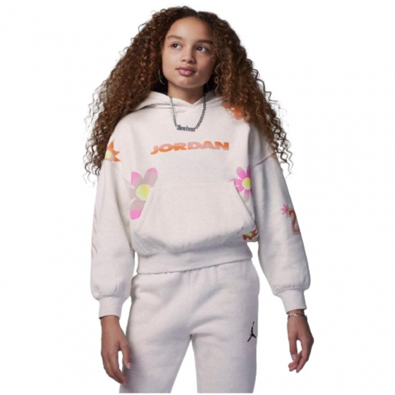 Jordan Deloris Flowers Hoody, Flicka i gruppen BASKETKLDER / JUNIOR BASKETKLDER  / Flickor hos 2WIN BASKETBUTIK (45C960-W6N)