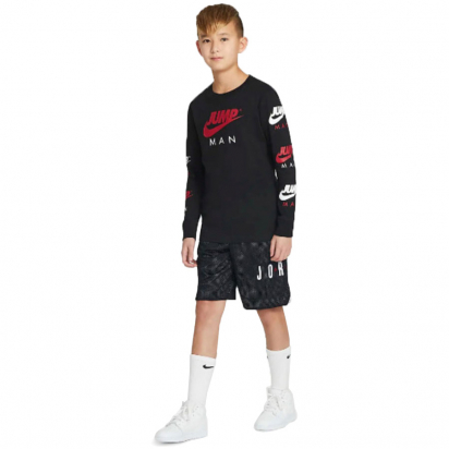 Jordan Jumpman Graphic L/S Jr i gruppen BASKETKLDER / JUNIOR BASKETKLDER  / Lngrmade T-shirts hos 2WIN BASKETBUTIK (95A350-023)