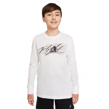 Jordan Graphic L/S Jr i gruppen BASKETKLDER / JUNIOR BASKETKLDER  / Lngrmade T-shirts hos 2WIN BASKETBUTIK (95A743-001)