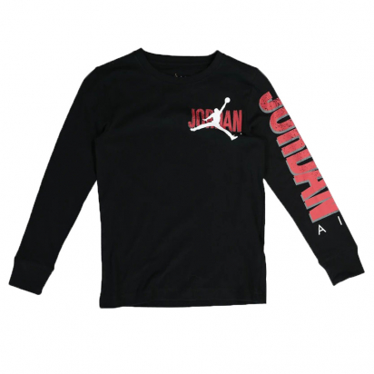 Jordan Jumpman Forward L/S Jr i gruppen BASKETKLDER / JUNIOR BASKETKLDER  / Lngrmade T-shirts hos 2WIN BASKETBUTIK (95A846-023)