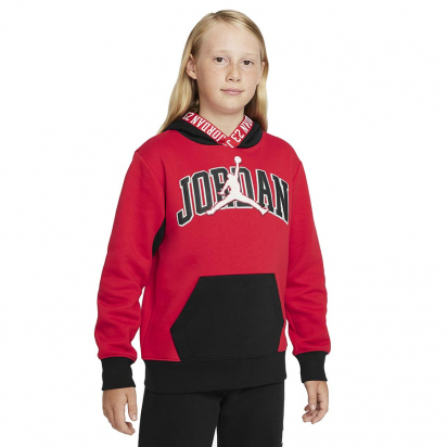 Jordan Jumpman Hoody Jr i gruppen BASKETKLDER / JUNIOR BASKETKLDER  / Hoodies / Jackor hos 2WIN BASKETBUTIK (95B036-U10)