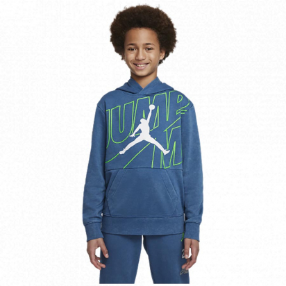 Jordan Classics Hoody Jr i gruppen BASKETKLDER / JUNIOR BASKETKLDER  / Hoodies / Jackor hos 2WIN BASKETBUTIK (95B209-BAJ)