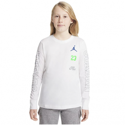 Jordan Jumpman 23 L/S i gruppen BASKETKLDER / JUNIOR BASKETKLDER  / Lngrmade T-shirts hos 2WIN BASKETBUTIK (95B254-001)