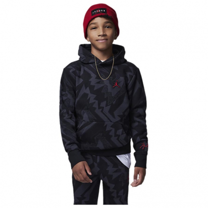 Jordan Essentials AOP Hoody Jr i gruppen BASKETKLDER / JUNIOR BASKETKLDER  / Hoodies / Jackor hos 2WIN BASKETBUTIK (95B676-023)