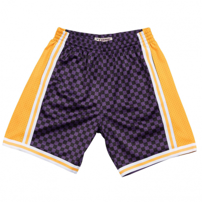 Lakers Swingman Shorts i gruppen BASKETKLDER / HERR BASKETKLDER  / Shorts hos 2WIN BASKETBUTIK (BA3A4I-LAKERS)