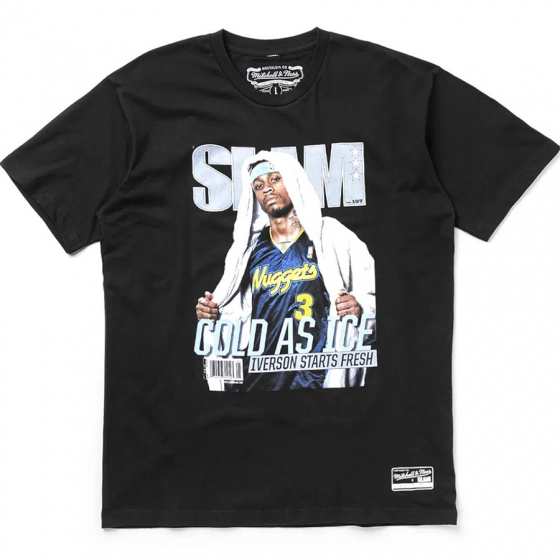 Slam Tee Nuggets-Iverson i gruppen BASKETKLDER / HERR BASKETKLDER  / T-Shirts  hos 2WIN BASKETBUTIK (BMTRINTL1726-DNUBLCKAI)