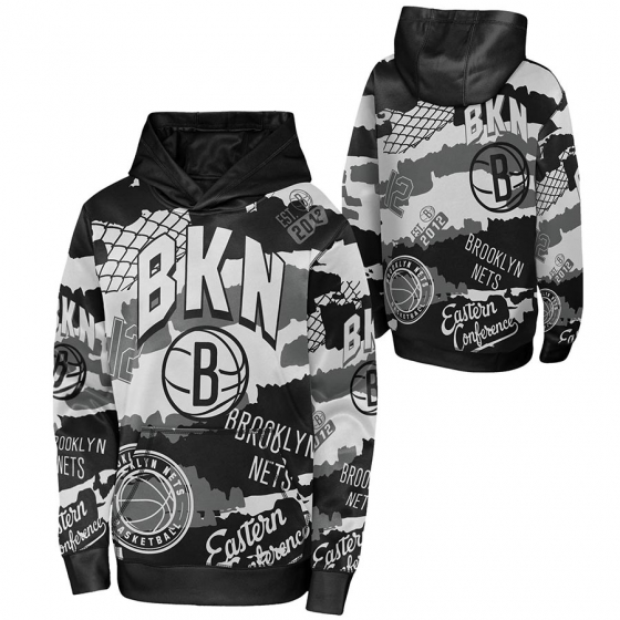 Nets Over The Limit Sublimated Hoody Jr i gruppen BASKETKLDER / JUNIOR BASKETKLDER  / Hoodies / Jackor hos 2WIN BASKETBUTIK (EK2B7FGC2-NYN)