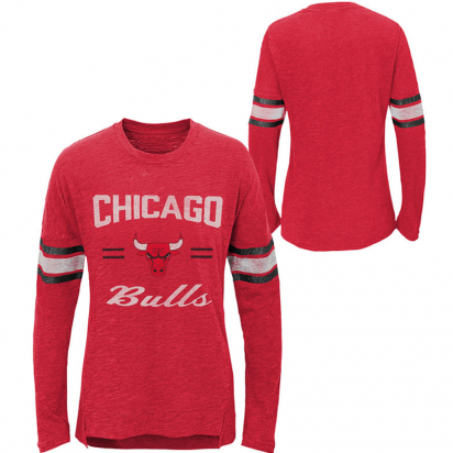 Bulls L/S Jr i gruppen BASKETKLDER / JUNIOR BASKETKLDER  / Lngrmade T-shirts hos 2WIN BASKETBUTIK (EK2G6BARP-BUL)