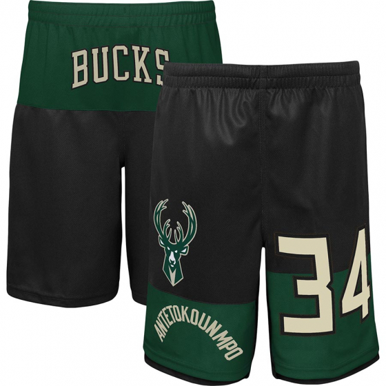 Bucks-Antetokounmpo Shorts i gruppen BASKETKLDER / HERR BASKETKLDER  / Shorts hos 2WIN BASKETBUTIK (EK2M12BG4-BCKGA)