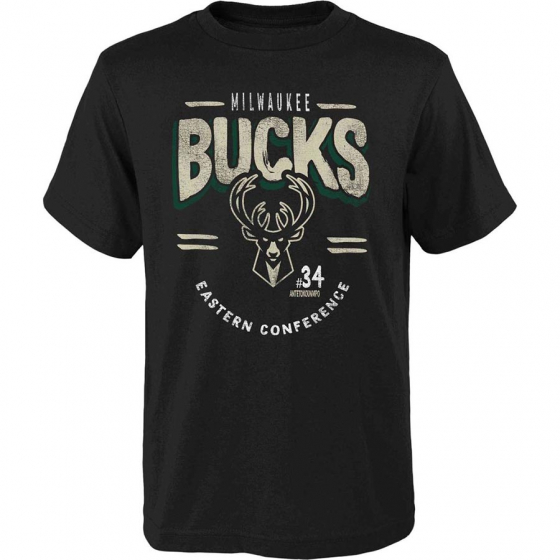Bucks-Antetokounmpo  i gruppen BASKETKLDER / HERR BASKETKLDER  / T-Shirts  hos 2WIN BASKETBUTIK (EK2M12BHU-BCKGA)