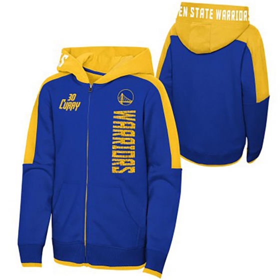 Warriors-Curry Zip Hoody i gruppen BASKETKLDER / HERR BASKETKLDER  / Hoodies / Trjor / Jackor hos 2WIN BASKETBUTIK (EK2M12BVM-WARSC)