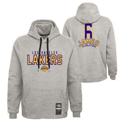 Lakers-Lebron Hoody i gruppen BASKETKLDER / HERR BASKETKLDER  / Hoodies / Trjor / Jackor hos 2WIN BASKETBUTIK (EK2M1SB2M-LAK06)