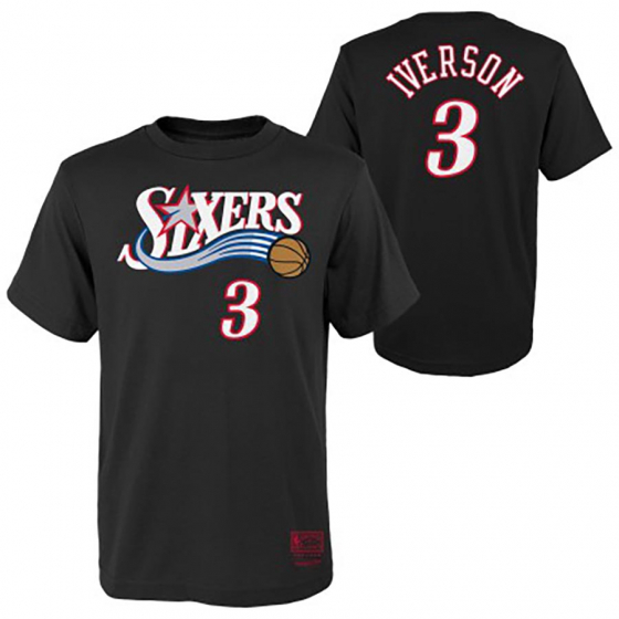 76ERS-Iverson Hardwood Classic Jr i gruppen BASKETKLDER / JUNIOR BASKETKLDER  / T-Shirts hos 2WIN BASKETBUTIK (EN2B78MR0N01-76RIA)