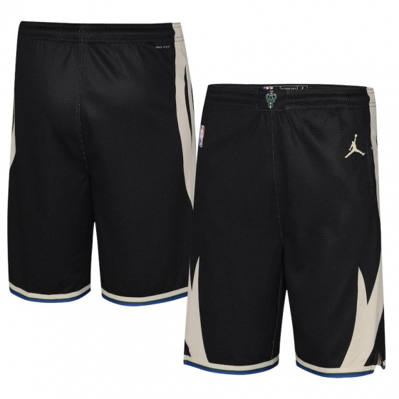 Bucks Swingman Shorts Jr i gruppen BASKETKLDER / JUNIOR BASKETKLDER  / Shorts hos 2WIN BASKETBUTIK (EY2B7BC9L-BCK)