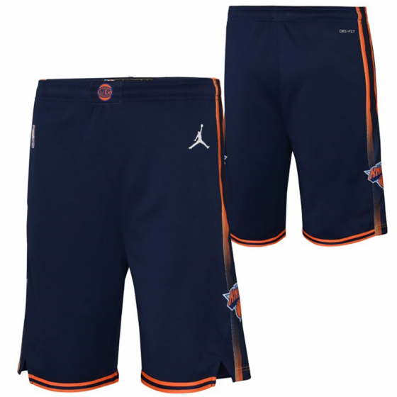 Knicks Swingman Short Jr i gruppen BASKETKLDER / JUNIOR BASKETKLDER  / Shorts hos 2WIN BASKETBUTIK (EY2B7BC9L-NYK)