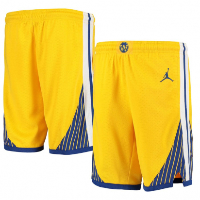 Warriors Swingman Short Jr i gruppen BASKETKLDER / JUNIOR BASKETKLDER  / Shorts hos 2WIN BASKETBUTIK (EY2B7BCNJ-WAR)