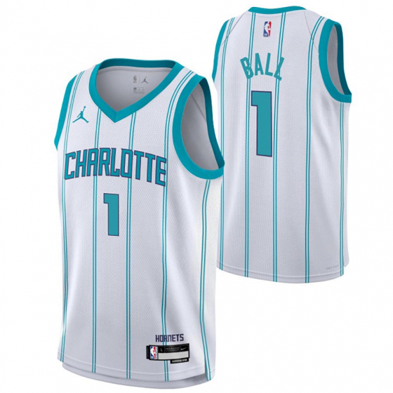 Hornets Swingman-Ball Jr i gruppen BASKETKLDER / JUNIOR BASKETKLDER  / Tanks hos 2WIN BASKETBUTIK (EY2B7BX1P00-HOR01)