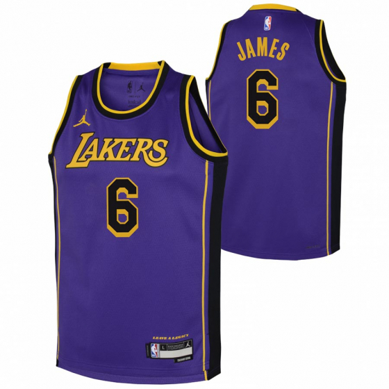 Lakers Swingman-LeBron Jr i gruppen BASKETKLDER / JUNIOR BASKETKLDER  / Tanks hos 2WIN BASKETBUTIK (EY2B7BXJP-LAK06)