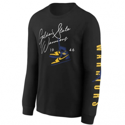 Warriors Statement L/S Jr i gruppen BASKETKLDER / JUNIOR BASKETKLDER  / Lngrmade T-shirts hos 2WIN BASKETBUTIK (EY2B7FEKA-WAR)