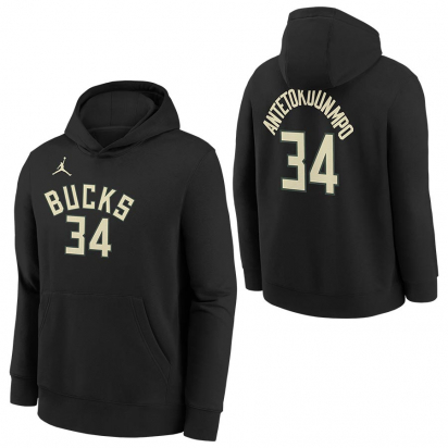 Bucks-Antetokounmpo Hoody Jr i gruppen BASKETKLDER / JUNIOR BASKETKLDER  / Hoodies / Jackor hos 2WIN BASKETBUTIK (EY2B7HDCV-BCKGA)