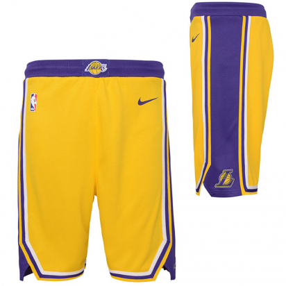 Lakers Swingman Shorts Jr i gruppen BASKETKLDER / JUNIOR BASKETKLDER  / Shorts hos 2WIN BASKETBUTIK (EZ2B3BACA-LAKERS)