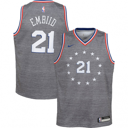 76ERS Swingman-Embiid Jr i gruppen BASKETKLDER / JUNIOR BASKETKLDER  / Tanks hos 2WIN BASKETBUTIK (EZ2B7B1BP-EMBIID)