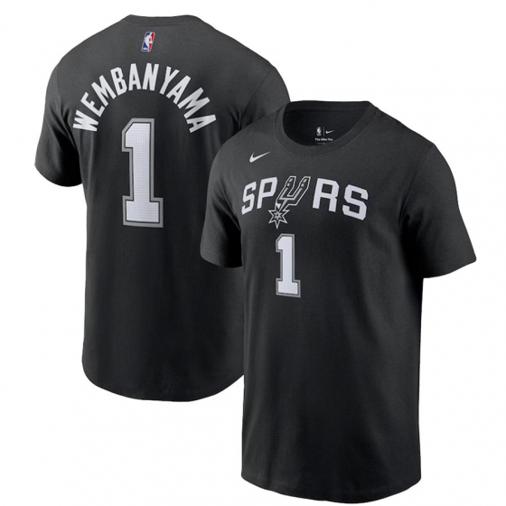 Wembanyama-Spurs Jr i gruppen BASKETKLDER / JUNIOR BASKETKLDER  / T-Shirts hos 2WIN BASKETBUTIK (EZ2B7BCMW-SPUVW)