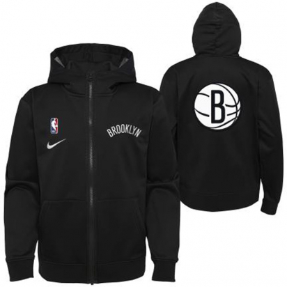 Nets Zip Hoody Jr i gruppen BASKETKLDER / JUNIOR BASKETKLDER  / Hoodies / Jackor hos 2WIN BASKETBUTIK (EZ2B7FDBV-NYN)