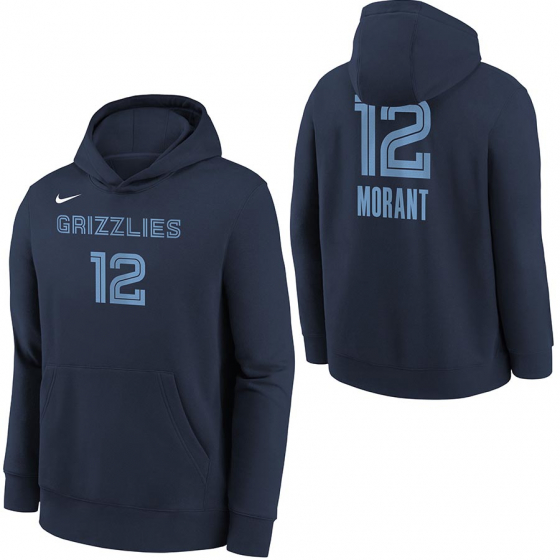 Grizzlies-Morant Hoody Jr i gruppen BASKETKLDER / JUNIOR BASKETKLDER  / Hoodies / Jackor hos 2WIN BASKETBUTIK (EZ2B7FGTA-GRIJM)