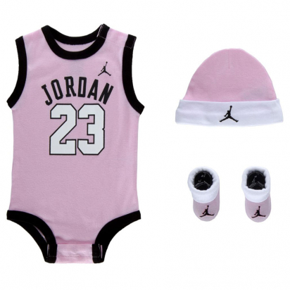 Jordan 23 Bootie 3 PC Set Baby i gruppen BASKETKLDER / BABY BASKETKLDER hos 2WIN BASKETBUTIK (LJ0208-A9Y)