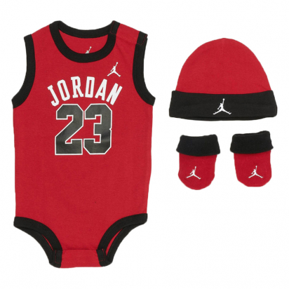 Jordan 23 Bootie 3 PC Set Baby i gruppen BASKETKLDER / BABY BASKETKLDER hos 2WIN BASKETBUTIK (LJ0208-R78)