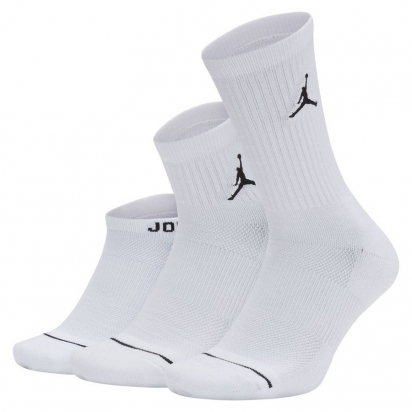 Jordan Jumpman Waterfall 3-Pack i gruppen ACCESSOARER   / Strumpor hos 2WIN BASKETBUTIK (SX6274-100)