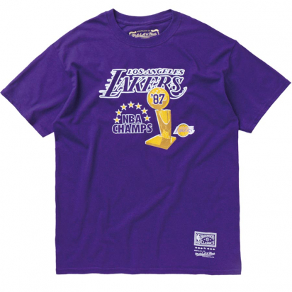 Lakers 87 NBA Champs i gruppen BASKETKLDER / HERR BASKETKLDER  / T-Shirts  hos 2WIN BASKETBUTIK (TRCWINTL133-LAL)