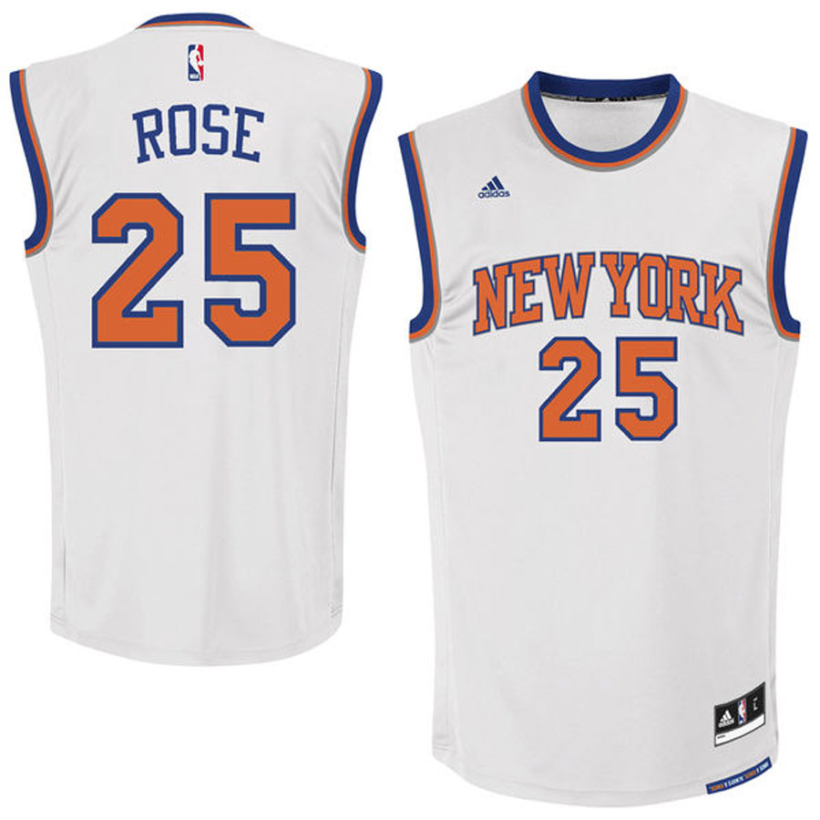 d rose knicks jersey