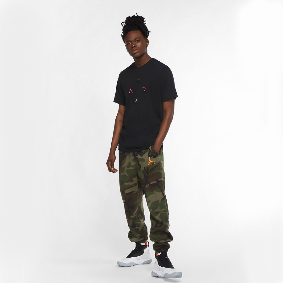 jordan camo fleece pants