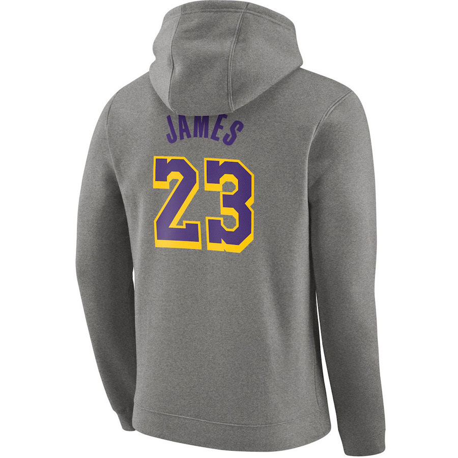 lebron james lakers hoodie nike
