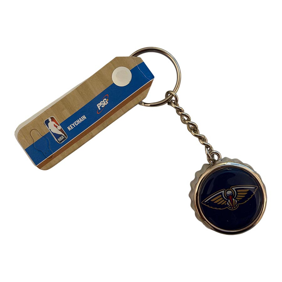 Pelicans Bottle Cap Opener Nyckelring