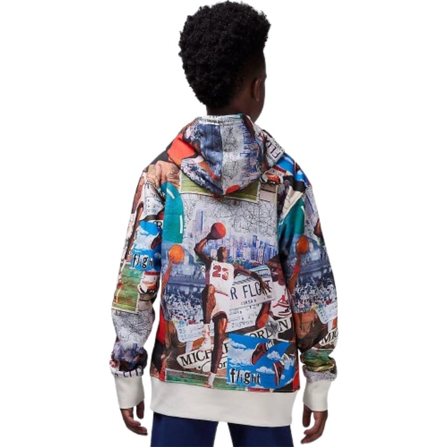 Jordan Brooklyn Print Hoody Jr