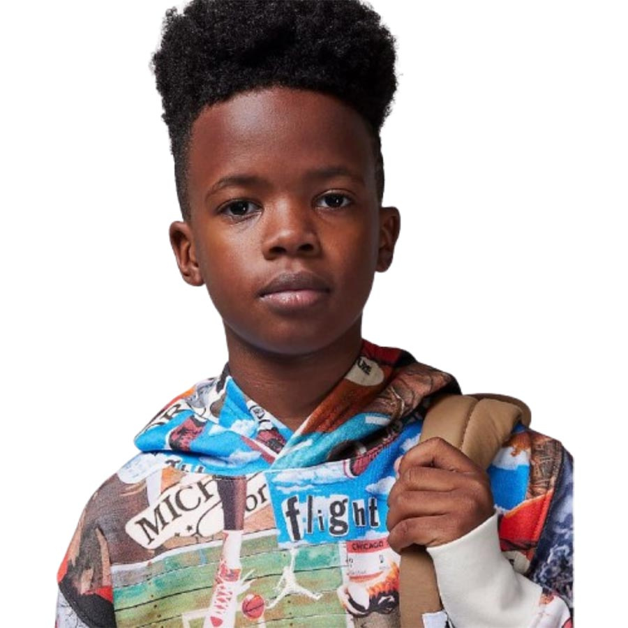 Jordan Brooklyn Print Hoody Jr