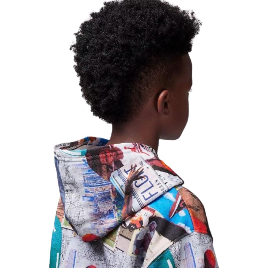 Jordan Brooklyn Print Hoody Jr