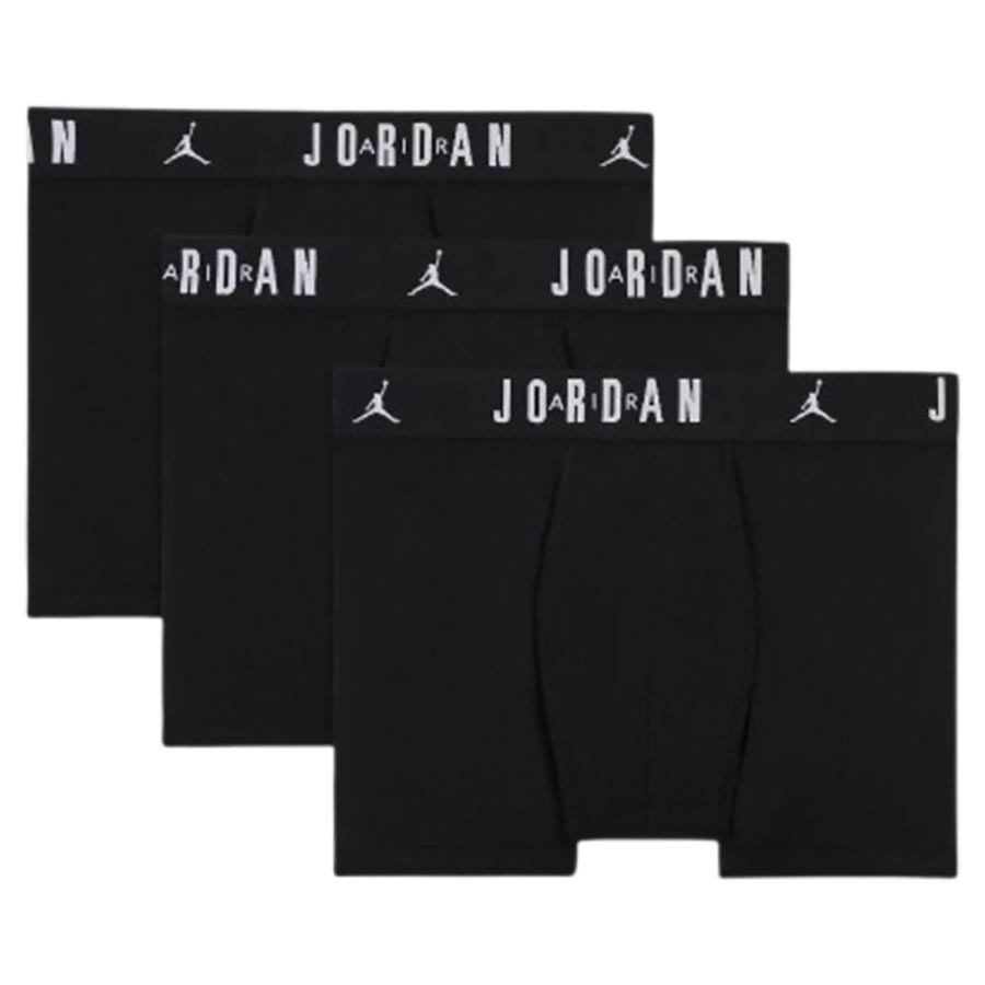 Jordan Flight Cotton Stretch Boxer Brief 3-Pack Jr