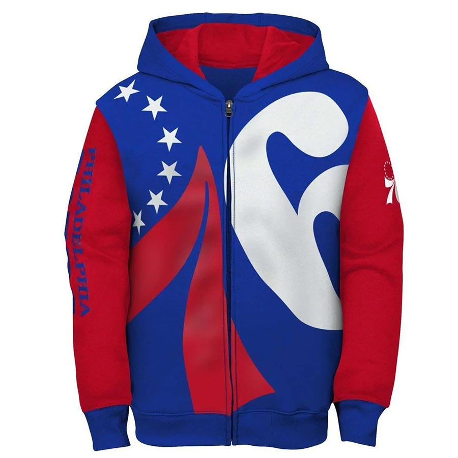 76Ers Zip Hoody Jr