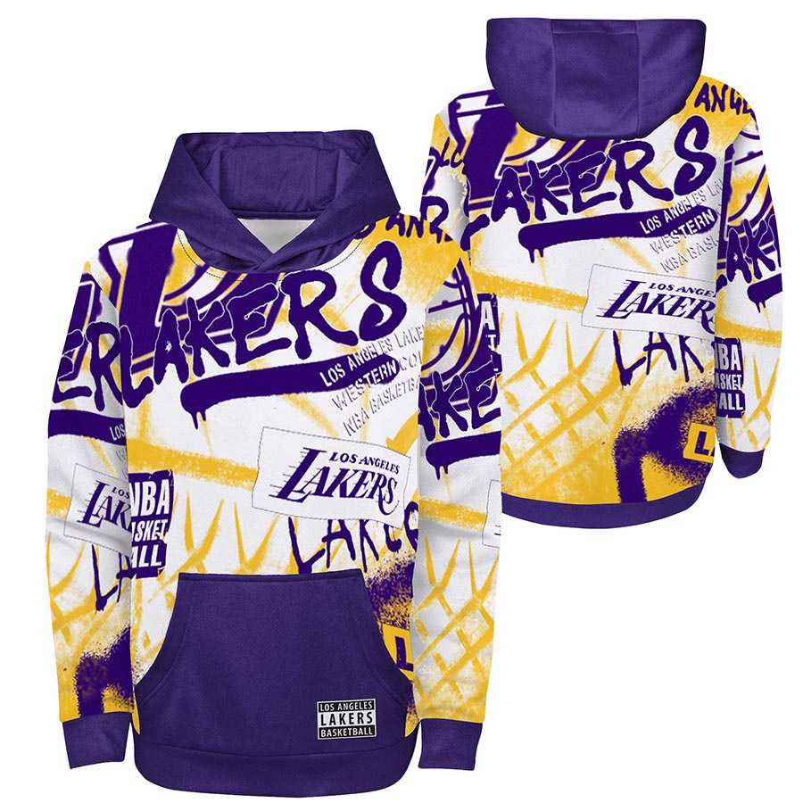 Lakers Spray Ball Hood Jr