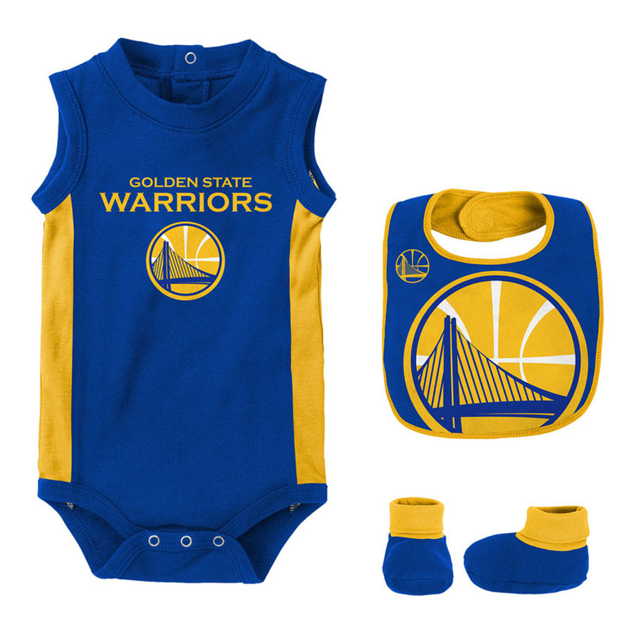 Golden State Warriors Overtime Creeper Set Baby
